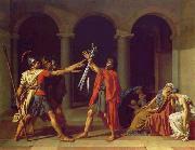 Jacques-Louis David Oath of the Horatii oil painting reproduction